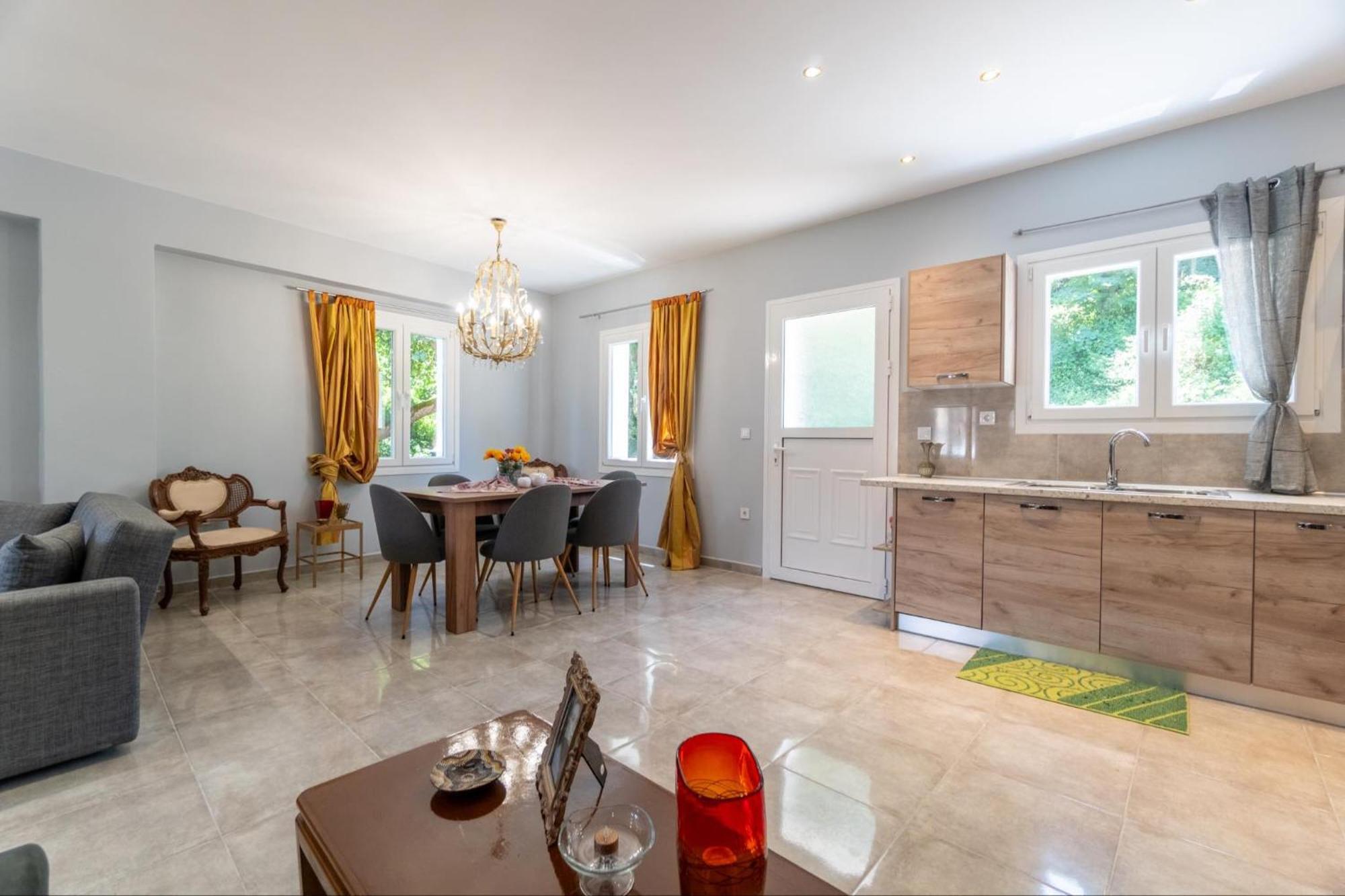 Summer Cottage Sinarades Bagian luar foto
